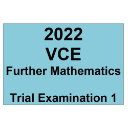 2022 Kilbaha VCE Further Mathematics Trial Examination 1